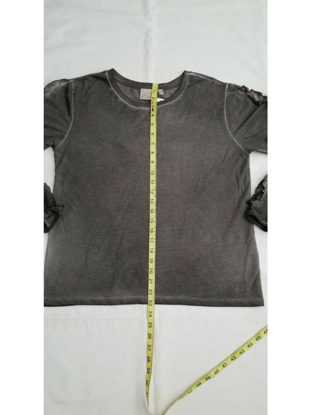 Dantelle‎ Women's Gray Oil Dye Sweatshirt Pullover Top Size Small NWT - Picture 15 of 16